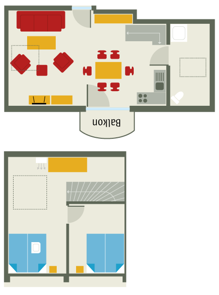 Grundriss 70 qm Wohnung